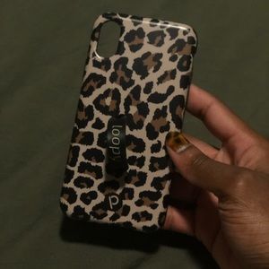 Loopy leopard print case for iphone X/Xs